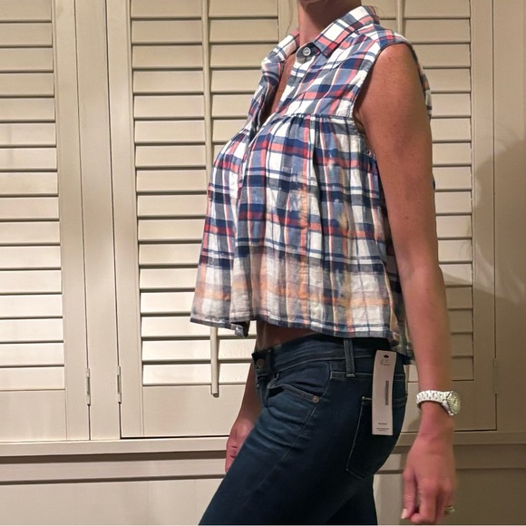 SEA New York plaid top - Picture 5 of 12
